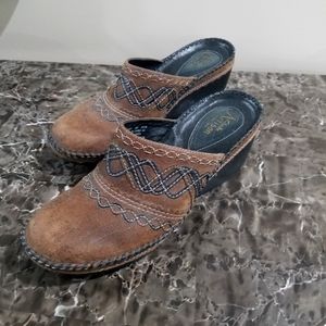 Clark's Artisan Collection clogs.